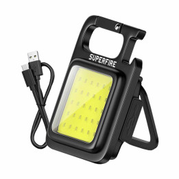 Superfire MX16 lukturītis, 600 lm, 500 mAh, USB-C, 4 režīmi