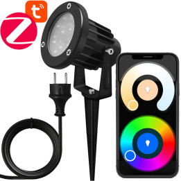 Dārza prožektors 3 m RGBCCT 7 W ZigBee 3.0 Pro GL Series TUYA