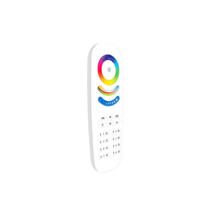 Gledopto GL-RC-009, 8 zonu LED RF tālvadības pults (Gledopto Pro RGB+CCT LED kontrolleriem)