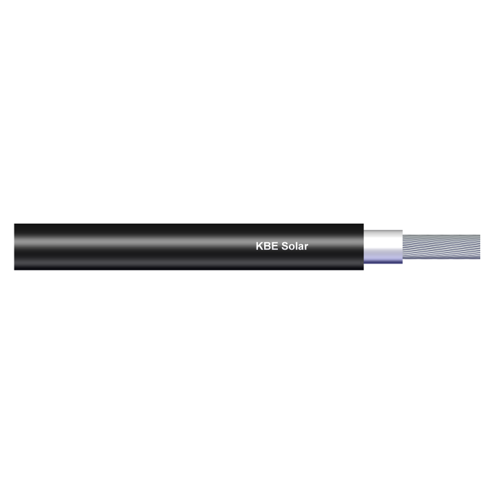 Солнечный кабель PV KBE H1Z2Z2-K 1×6mm² чёрный - 500м катушка