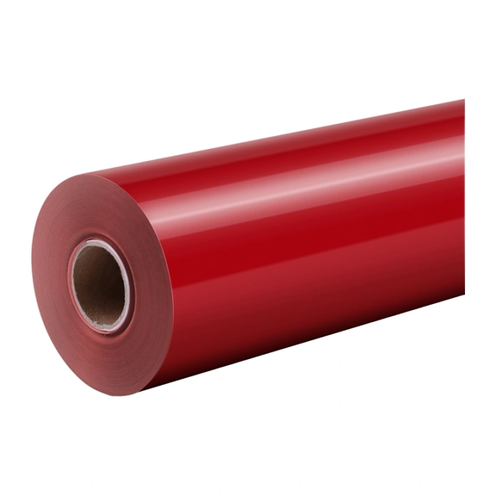 HTVRONT Pure Heat Transfer Film, 30,5 cm x 1,8 m (sarkana)