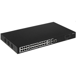 Коммутатор POE PFS4228-24P-370 24 PRIEVADŲ + SFP DAHUA