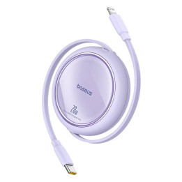USB kabelis Baseus Free2Pull USB-C uz iP 20W 1m (violeta)