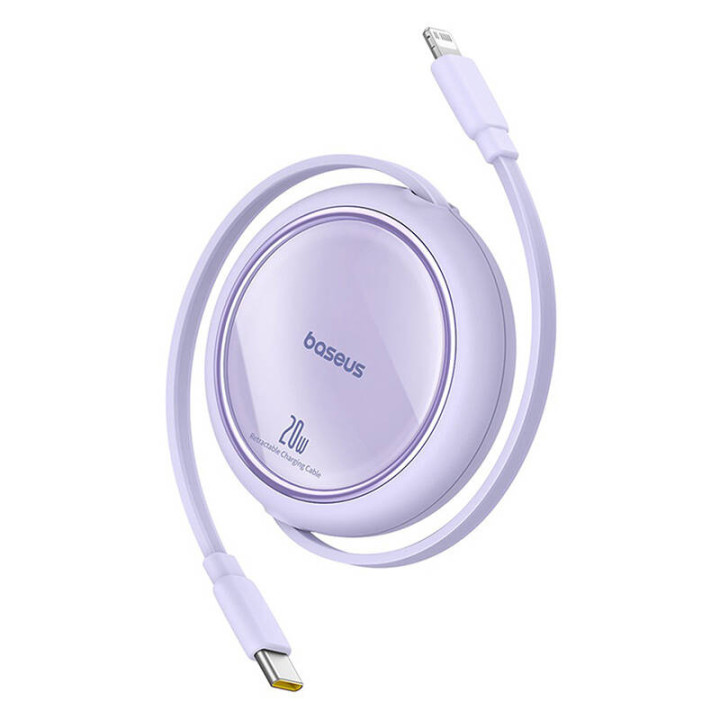 USB kabelis Baseus Free2Pull USB-C uz iP 20W 1m (violeta)