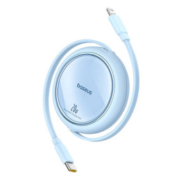 USB kabelis Baseus Free2Pull USB-C līdz iP 20W 1m (zils)