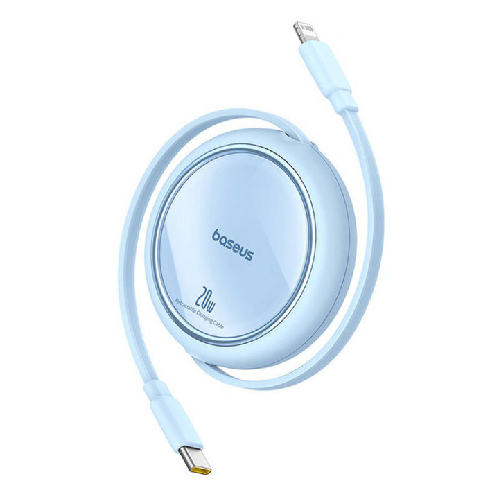USB kabelis Baseus Free2Pull USB-C līdz iP 20W 1m (zils)