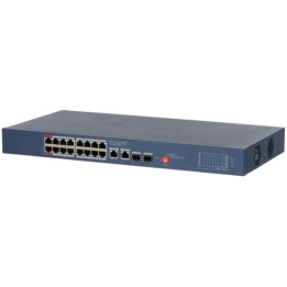 ПЕРЕКЛЮЧАТЕЛЬ POE CS4220-16GT-190 16 PRIEVADŲ + 2X UPLINK + 2X SFP DAHUA