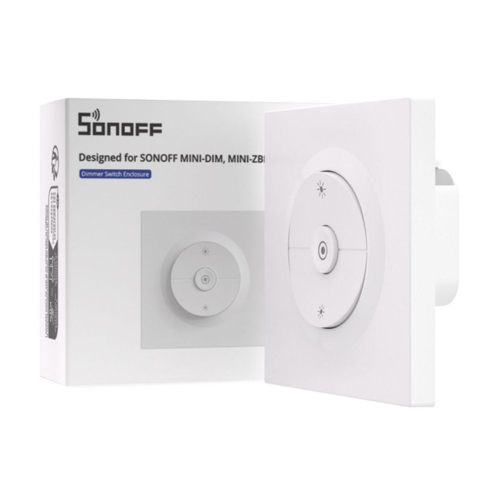 SONOFF Fusion EDIM – dimmer sienas slēdzis, Sonoff MINI-DIM / MINI-ZBDIM moduļiem
