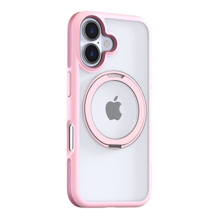 Чехол Torras Ostand R Fusion для iPhone 16 (розовый)