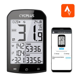 GPS velo dators Cycplus M1 - savietojams ar Strava, Trainingpeaks u.c.