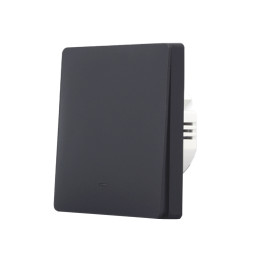 SmartWise B61 UNI Wi-Fi + eWeLink-Remote, 1 grupas viedais sienas slēdzis, universāla elektroinstalācija, fiziska spiedpoga, mel