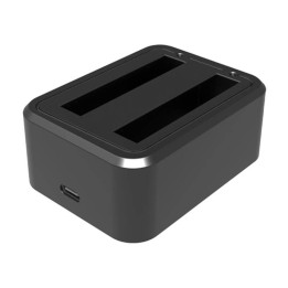 USB divu akumulatoru lādētājs PULUZ priekš Insta360 X3