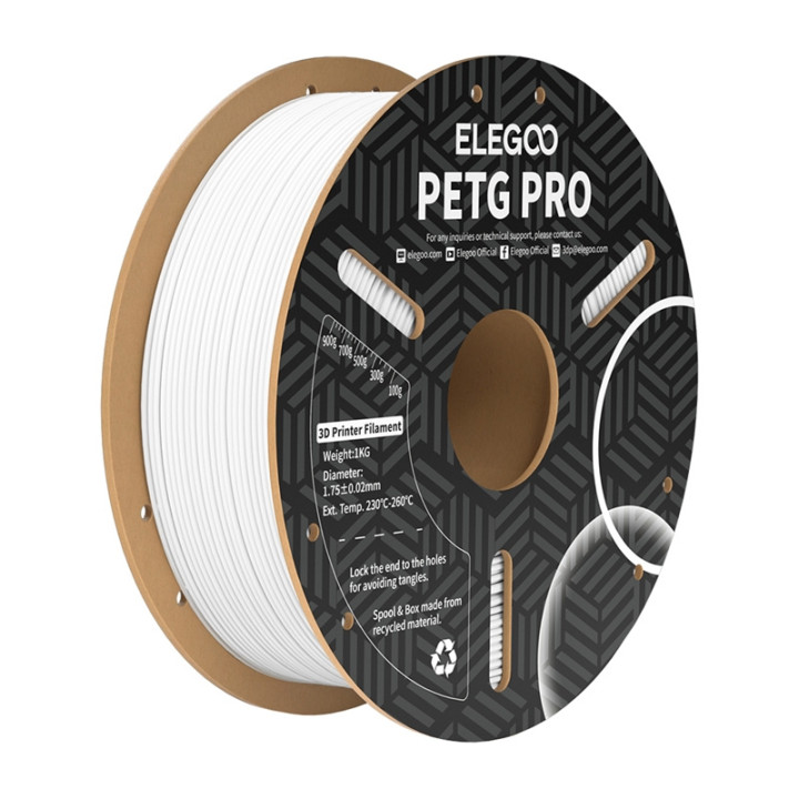 Нить ELEGOO PETG Pro (белая)