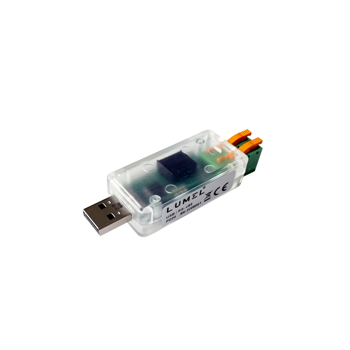 Lumel USB/RS485 interfeiss Rūpnieciskais pārveidotājs PD20