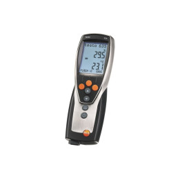 Termohigrometra reklāmas komplekts Testo 635-2 U vērtības noteikšanai un ēku izolācijas auditiem