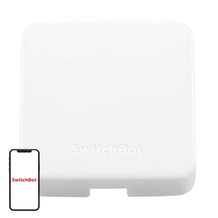 Iestatiet viedo tālvadības pulti Hub + 3x Thermo-Hygrometer SwitchBot Hub Mini
