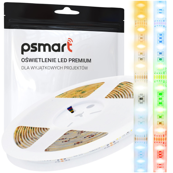 PSMART Taśma LED 12V RGB+CCT PRO 5050 IP65 60led/m 5m