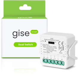 GISE Smart GDS-WF – dubultais Wi-Fi Tuya releja modulis