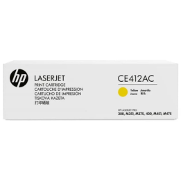 HP Laserjet CE412AC dzeltens (dzeltens) tonera kārtridžs 300/M351/m375/400/M451/M475 printeriem
