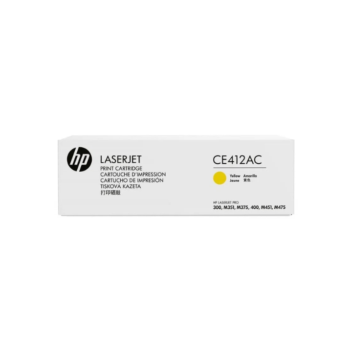 HP Laserjet CE412AC dzeltens (dzeltens) tonera kārtridžs 300/M351/m375/400/M451/M475 printeriem