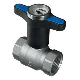 CNM700 HERZ шаровой клапан DN20 3/4" термометр внутренние резьбы