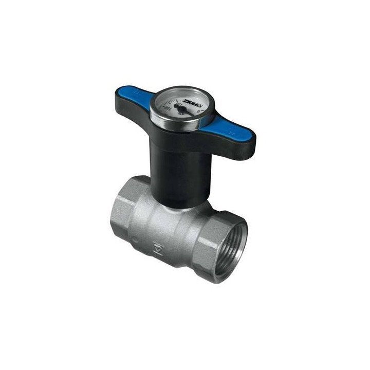 CNM700 HERZ шаровой клапан DN20 3/4" термометр внутренние резьбы