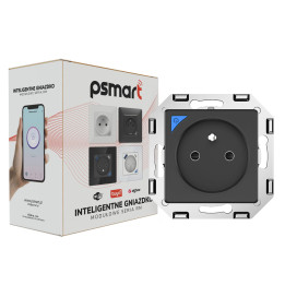 PSMART Black RM ZigBee TUYA mērīšanas ligzda