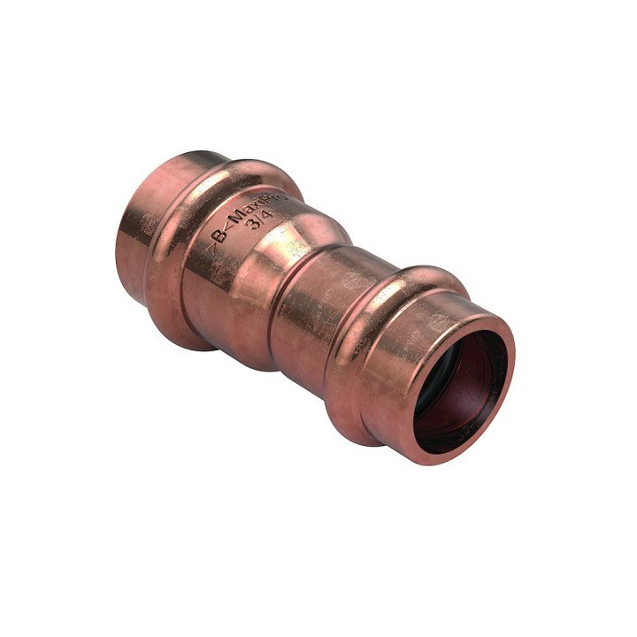 Переходной адаптер 1.5" на 1/4" медь пресс
