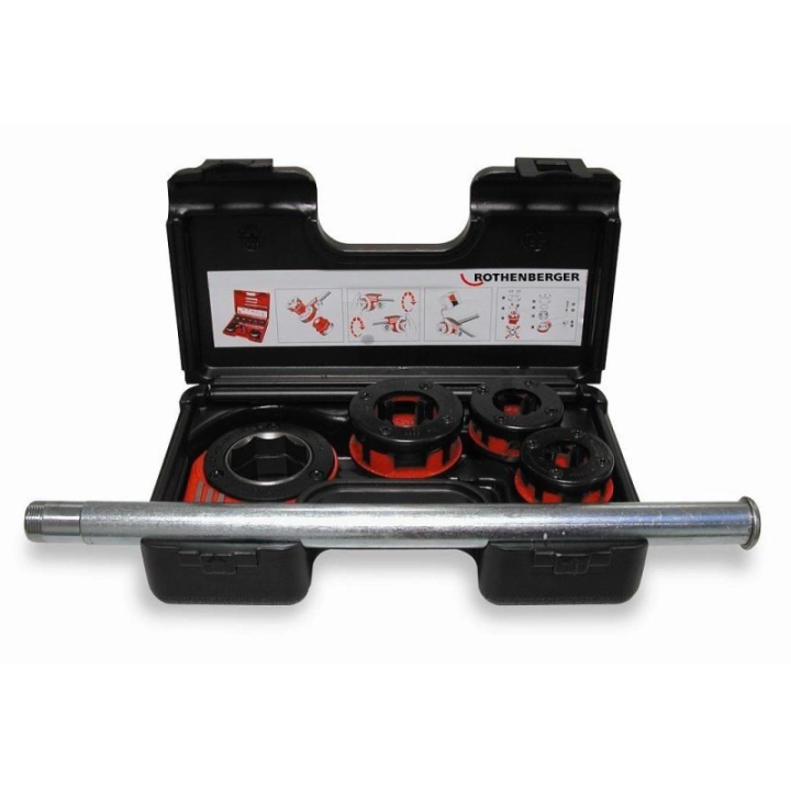Rothenberger SUPER CUT manuālais vītņu griešanas rīks 3/8–1 1/4″