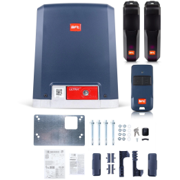 Komplekts BFT DEIMOS Ultra BT B600 EE KOMPLEKTS - 600 kg bīdāmo vārtu piedziņa ar MERAK vadības paneli