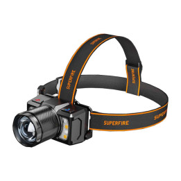 Priekšējais lukturis Superfire HL25, 700lm, USB-C