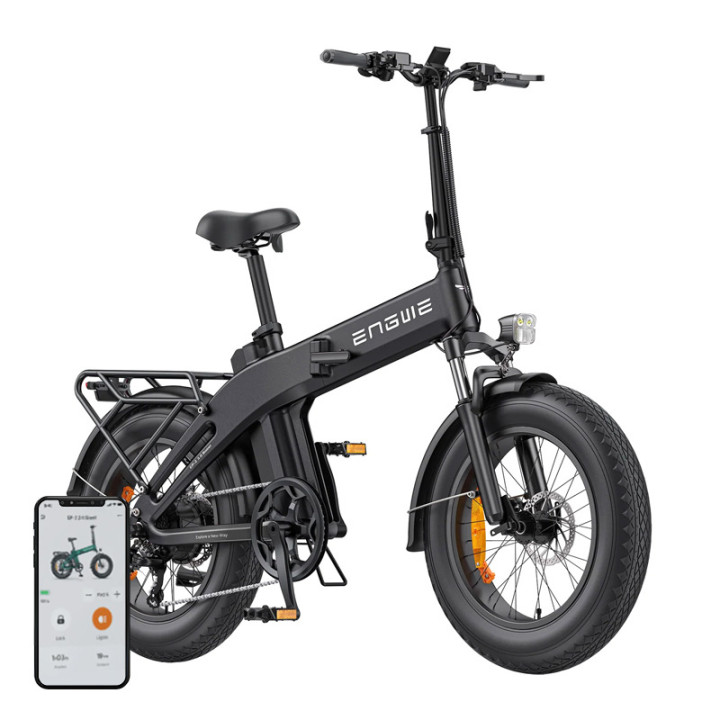 ENGWE EP-2 3.0 BOOST 250W 20" elektriskais velosipēds (melns)