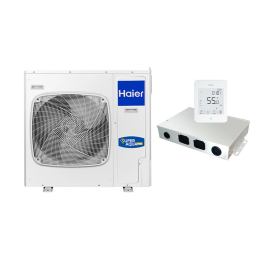 Haier Super Aqua AU082FYCRA(HW) – monobloka siltumsūknis 7,8 kW ar YR-E27 kontrolieri un ATW-A01 moduli