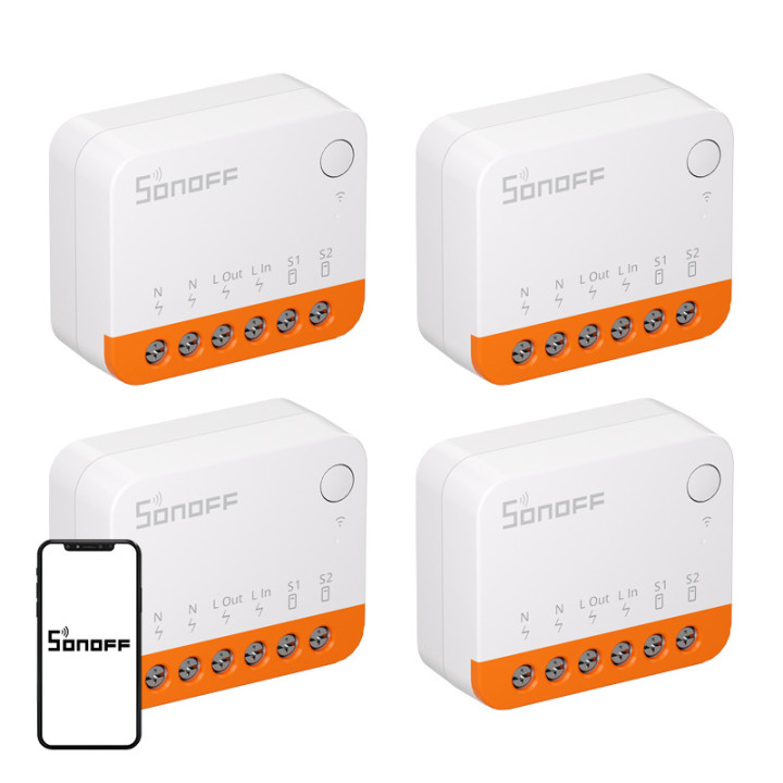 Переключатель SONOFF MINIR4 (Extreme), 4 шт.