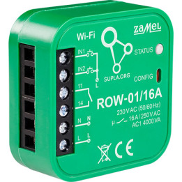 ZAMEL ROW-01/16A viedais Wi-Fi sienas slēdzis 16A 230V AC