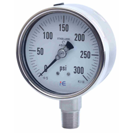 NT MANOMETRS, RADIĀLS D100, 0-4 Bar, G 1/2", 1,0%