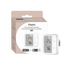 Aqara UT-A01D W500 viedais grīdas apsildes termostats – Zigbee/Thread, Wi-Fi, Matter, 16A, balts