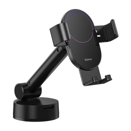 Gravity auto stiprinājums Baseus Tank telefonam ar piesūcekni (melns)