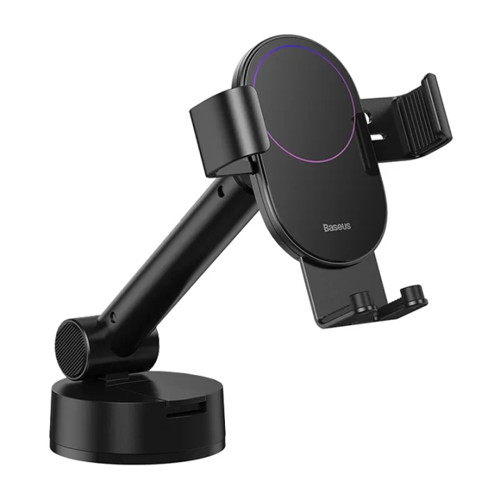 Gravity auto stiprinājums Baseus Tank telefonam ar piesūcekni (melns)