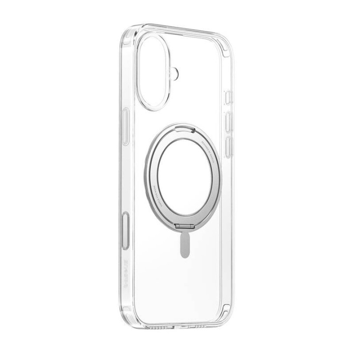 Магнитный футляр Baseus SkyRing 360° iP16 с подставкой (прозрачный)
