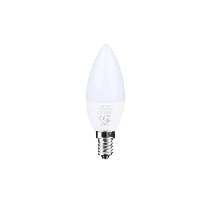 Led spuldze E14 4W RGB+CCT 230V svece FUT108
