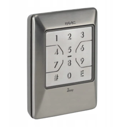 FAAC XKP B INOX Vadu koda tastatūra 2easy BUS IP54 24V DC 255 kodi 72x21x100mm -20 līdz 55C