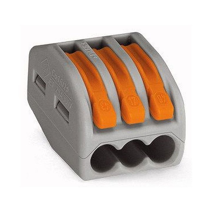 3-polu savienojuma klemme 0,08-4mm² termināļa bloks