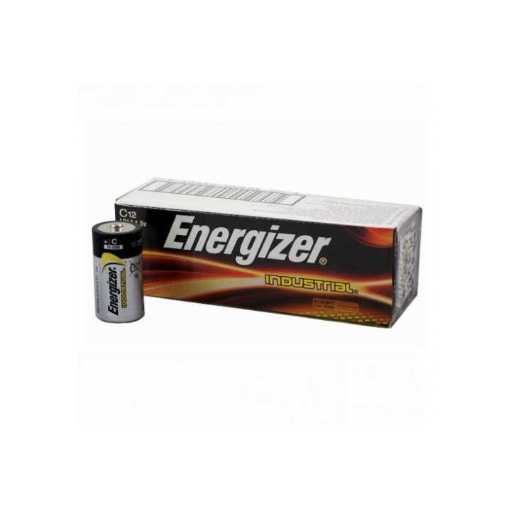 Energizer Industrial C 1.5V LR14 EN93 AM2 MN1400 Alkaline Baterijas 12 gab
