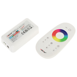 MiBOXER FUT025 RGB LED kontrolieris 2.4 GHz 12-24V DC ar tālvadības pulti Smarteg Smart Life