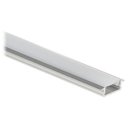 LED lentes profils PR-LED/RA/2M 2m sudraba krāsā ieliekamai montāžai
