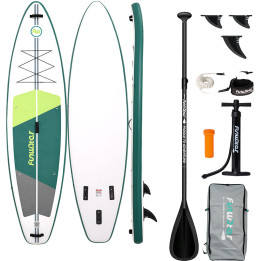 FunWater SUP airēšanas dēlis SUPFW69A (zaļbalts)