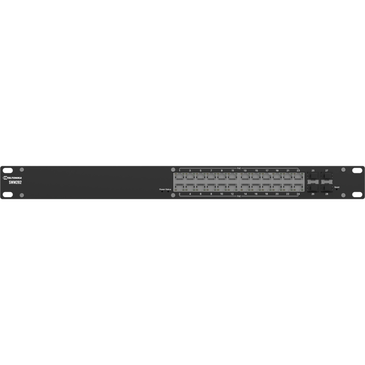 Промышленный коммутатор Teltonika SWM282 24xGE 4xSFP 24xPoE+ (SWM282000200)