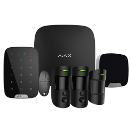 AJAX AJ-HUB2PLUSKIT-MP-PRO-B Viedās mājas centrmezgls, Wi-Fi, 230V maiņstrāva, melns