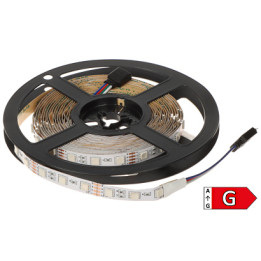 LED lente RGB 12V 14.4W/m 5m SMD 5050 60 LED/m LED60A-12V/14.4W-RGB/5M